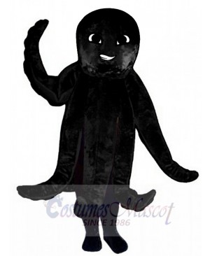 Black Octopus Mascot Costume Marine Animal