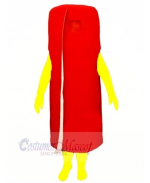 Funny Rolled Red Carpet Mascot Costume Cartoon