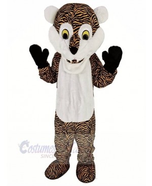 White Beard Tiger Mascot Costume Animal