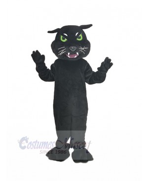 Black Panther with Green Eyes Mascot Costume