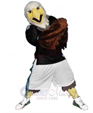 Sporty Fierce Eagle Mascot Costume 