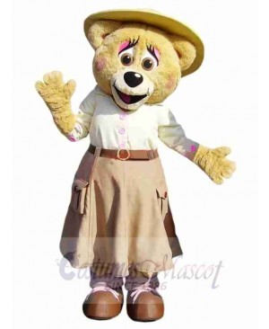 Beautiful Bear Mascot Costume 