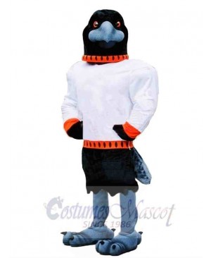 Fierce Sporty Raven Mascot Costume 