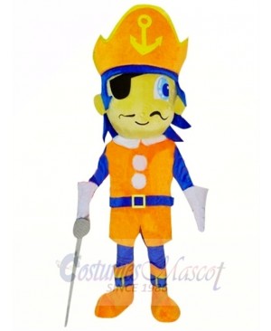 Pirate Boy Mascot Costume 