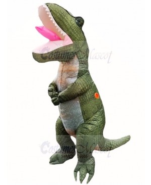Dark Green Tyrannosaurus T-Rex Inflatable Costume