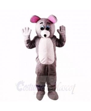 Grey Mouse Lightweight with Blue Eyes Mascot Costumes Cartoon