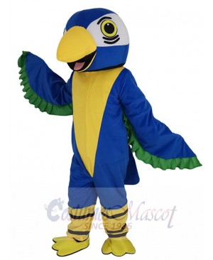 Cute Blue Parrot Bird Mascot Costume Animal