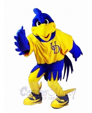 Blue Crow Mascot Costume