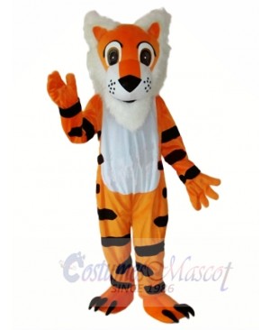 Long Beard Tiger Mascot Adult Costume Free Shipping 