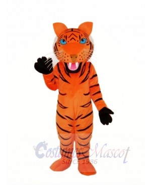 Red Brown Tiger Mascot Adult Costume Free Shipping 