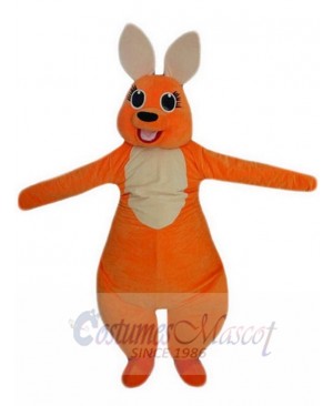 Orange Kangaroo Mascot Costume Animal