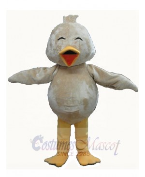 Cute White Baby Bird Mascot Costume Animal