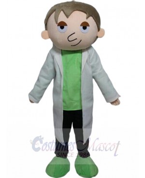 Friendly Man Doctor Mascot Costume People