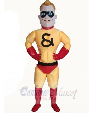 Mighty Superhero Mascot Costume People