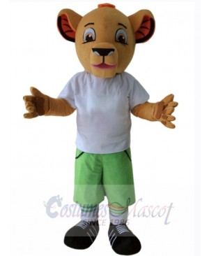 Brown Baby Panther Mascot Costume Animal
