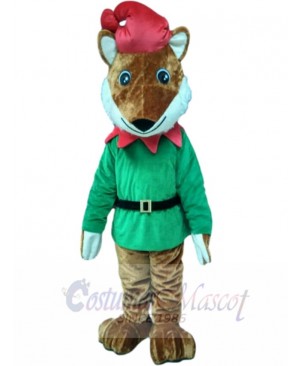 Christmas Fox Mascot Costume Animal