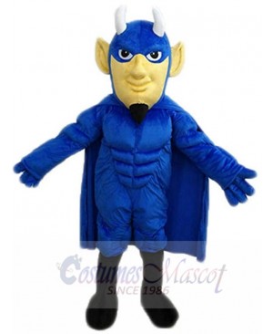 Blue Superhero Mascot Costume For Adults Mascot Heads