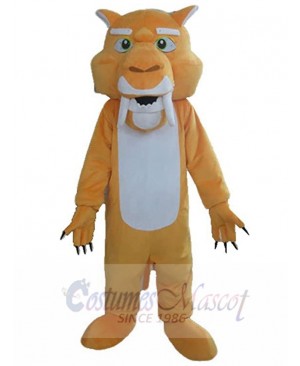 Ice Age Diego Tiger Mascot Costume Cartoon