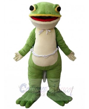 Green Jumping Frog Mascot Costume Animal