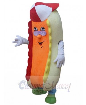 Funny Hot Dog Mascot Costume Cartoon
