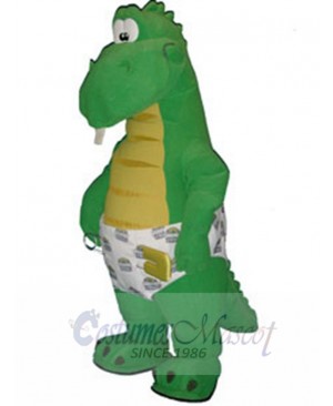 Green Baby Dinosaur Mascot Costume Animal