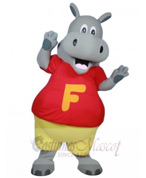 Flippo Hippo Mascot Costume Animal