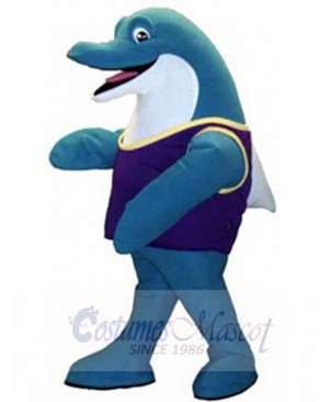 Swift Dolphin Mascot Costume Ocean Park Animal