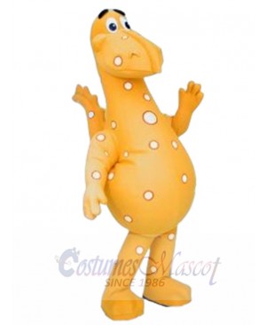 Orange C-Rex Dinosaur Mascot Costume Animal