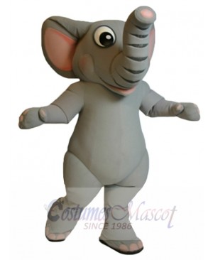 Cute Grey Elephant Mascot Costume Animal