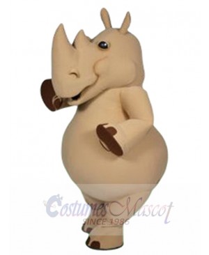 Cute Rhino Mascot Costume Animal