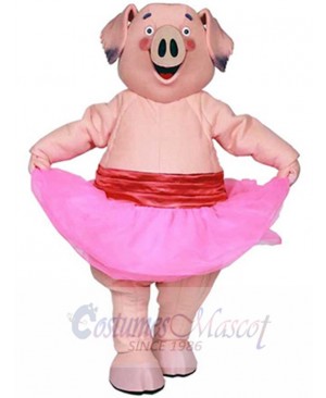 Mercy Watson Pig Mascot Costume Cartoon