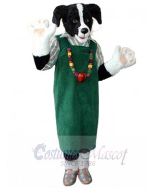 Miss Bindergarten Dog Mascot Costume Cartoon