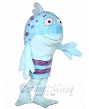 Pout Pout Fish Mascot Costume Cartoon