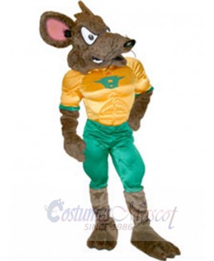 Robust Sport Huron Rat Mascot Costume Animal