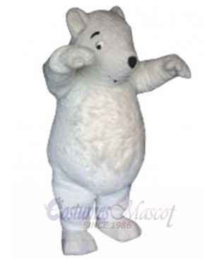 Lars Polar Bear Mascot Costume The Little Polar Bear Cartoon