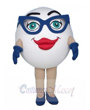 Lucky Ms. Lotto Mascot Costume Cartoon