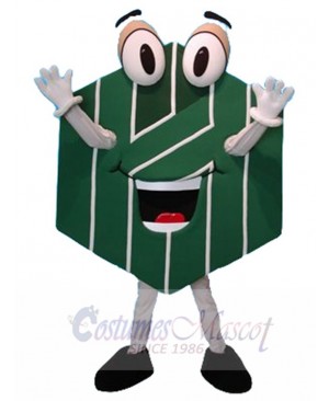 Bank Green Hunter Mascot Costume Cartoon