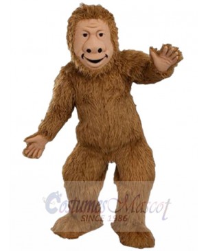 Brown Bigfoot Sasquatch Mascot Costume Cartoon