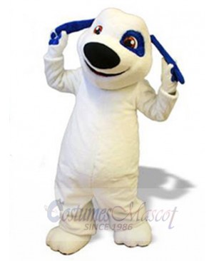 Blue Ears Dog Mascot Costume For Adults Mascot Heads