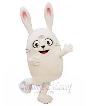 Cute White Rabbit Mascot Costume For Adults Mascot Heads