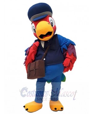 Police Parrot Bird Mascot Costume For Adults Mascot Heads