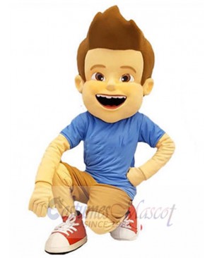 Handsome Boy Mascot Costume For Adults Mascot Heads