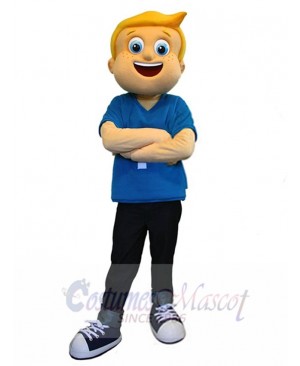 Happy Boy Mascot Costume For Adults Mascot Heads