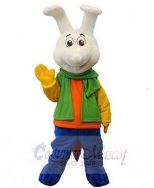White Bunny Rabbit Mascot Costume For Adults Mascot Heads