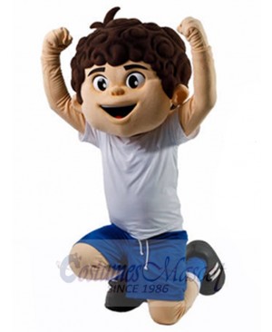 Football Sport Boy Mascot Costume For Adults Mascot Heads