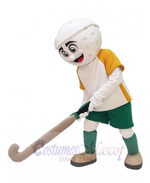 Cute Hockey Boy Mascot Costume People