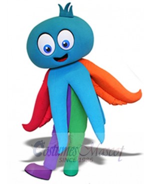 Colorful Octopus Mascot Costume Marine Animal