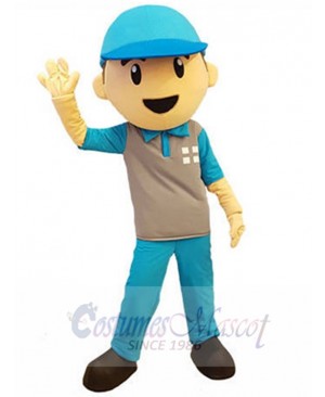 Friendly Courier Mascot Costume People