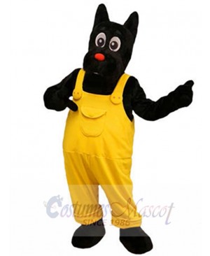 Black Scottish Terrier Dog Mascot Costume Animal