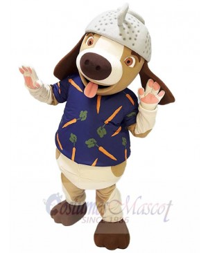 Cute Basset Hounds Dog Mascot Costume Animal